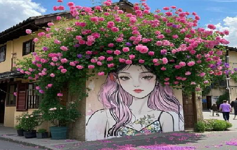 富民怎么设计网红打卡墙绘