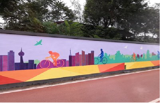 富民墙体彩绘-围墙