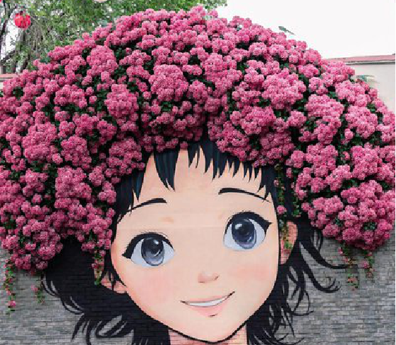 富民墙体彩绘-网红墙打卡