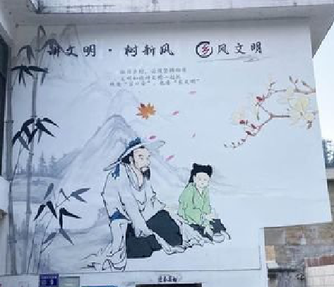 富民分享几个墙绘保养知识。