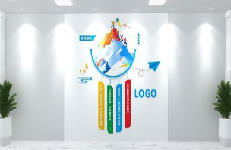 富民公司企业形象墙的工艺材料有哪些？